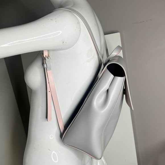 Kate Spade New York Somerville Road Megyn Light Gray Leather Backpack Bag